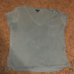 Blue short sleeve shirt